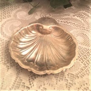 Rare Vintage Gorham Silver Clam Shell Trinket Dish
